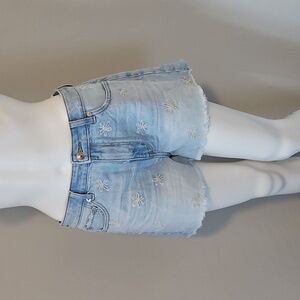 AE denim shorts